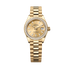 Rolex Oyster 28 mm Champagne-Colour Dial 18k Yellow Gold President Bracelet 279138rbr-0014