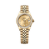 Rolex Oyster 28 mm Champagne-colour set with diamonds Dial 18k Yellow Gold Jubilee Bracelet. 279138rbr-0007