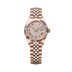 Rolex Oyster 28 mm Diamond-Paved Dial 18 kt Everose Gold Jubilee 279175-0024