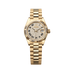 Rolex Oyster 28 mm Diamond-Paved Dial 18k Yellow Gold President Bracelet 279178-0031