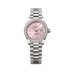 Rolex Oyster 28 mm Pink Dial 18 kt White Gold President, Semi-Circular Three-Piece Links 279139rbr-0004