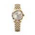 Rolex Oyster 28 mm Silver Dial 18k Yellow Gold Jubilee Bracelet. 279178-0006