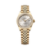 Rolex Oyster 28 mm Silver set with Diamonds Dial 18k Yellow Gold Jubilee Bracelet. 279138rbr-0002