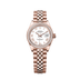 Rolex Oyster 28 mm White Dial 18 kt Everose Gold Jubilee 279135rbr-0024