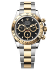 Rolex Oyster 40 mm Black, Golden Counter Rings Dial 18 kt Everose GoldYellow Rolesor - combination of Oystersteel and yellow gold Oysterflex 126503-0003 - WATCHXNYC