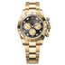 Rolex Oyster 40 mm Bright Black And Golden Set With Diamond Dial 18k Yellow Gold Oysterflex 126508-0003