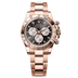 Rolex Oyster 40 mm Bright Black And Sundust Dial 18 kt Everose Gold Oysterflex 126505-0001