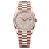 Rolex Oyster 40 mm Diamond-Paved Dial 18 kt Everose Gold President, Semi-Circular Three-Piece Links 228345rbr-0002