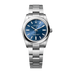 Rolex Oyster Perpetual 34 mm Bright Blue Dial Oystersteel Oyster Bracelet 124200-0003