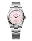 Rolex Oyster Perpetual 36 36 mm Candy Pink Dial Oystersteel Oyster Bracelet 126000-0008 - WATCHXNYC