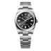 Rolex Oyster Perpetual 36mm Bright Black Dial Oystersteel Oyster Bracelet 126000-0002
