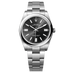Rolex Oyster Perpetual 41 mm Bright Black Dial Oyster Steel Bracelet 124300-0002