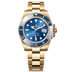 Rolex Submariner Date 41 mm Royal Blue Dial 18 Kt Yellow Gold Oyster Bracelet 126618lb-0002