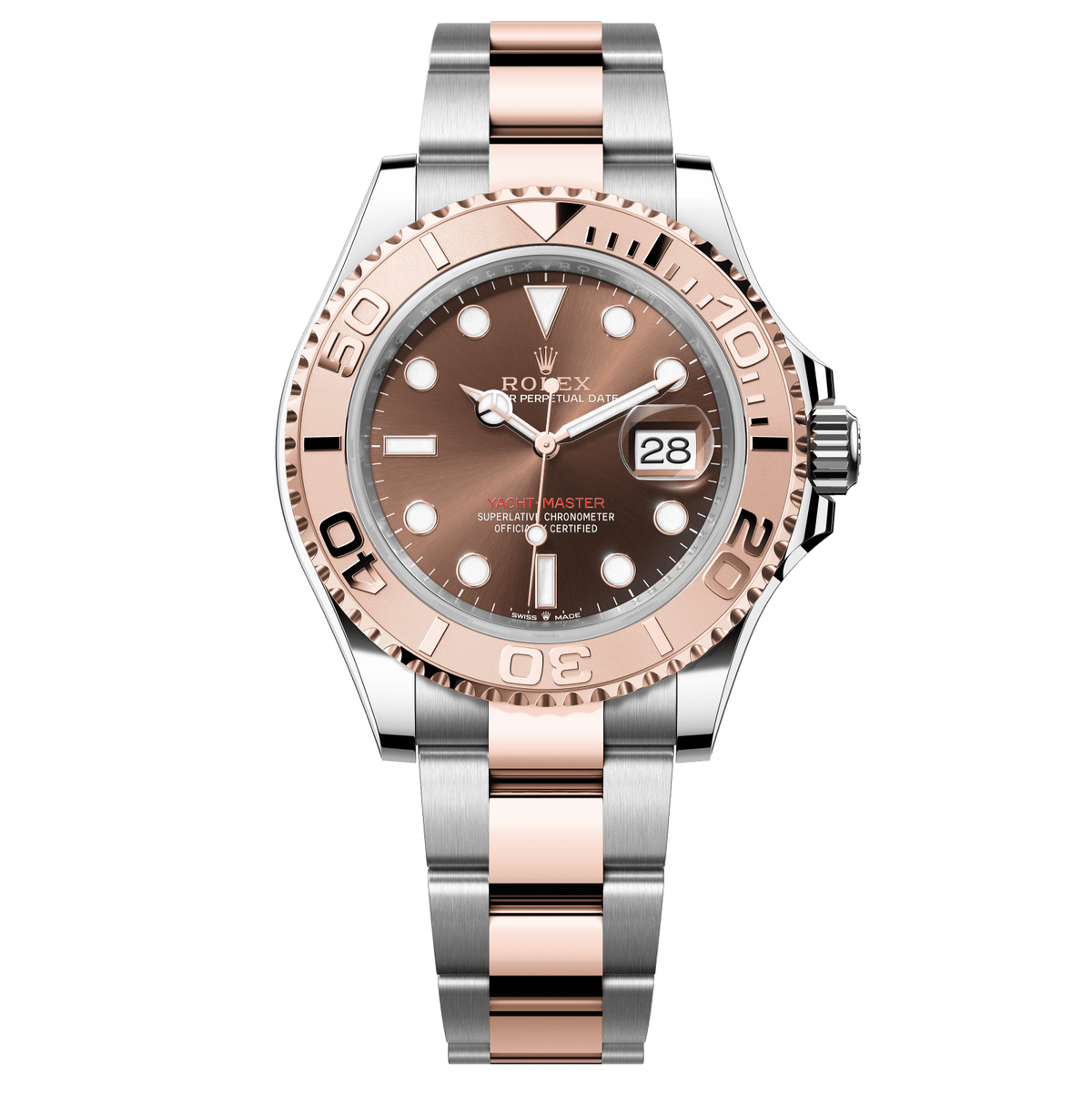 Rolex Yacht-Master 40 40 mm Chocolate Dial Oystersteel and Everose gold  Oyster bracelet 126621-0001 - WATCHXNYC