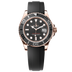 Rolex Yacht-Master 40 mm Intense Black Dial 18 kt Everose Gold Oysterflex Bracelet 126655-0002