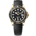 Rolex Yacht-Master 42 mm Black Dial 18 kt Yellow Gold Oysterflex Bracelet 226658-0001