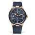Ulysse Nardin Blast Dual Time 42 mm Blue Dial 18k Rose Gold Rubber Strap 242-20-3/43