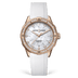 Ulysse Nardin Diver 39 mm White Mother-Of-Pearl Dial with Diamonds Steel /18Kt Rose Gold Rubber Strap 8162-182B1-0A/3A