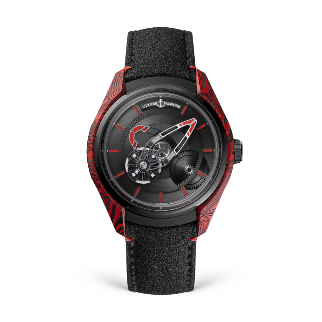 Ulysse Nardin Freak X 43 mm Black Dial Carbonium Leather Strap 2303-270/MAGMA-BQ - WATCHXNYC