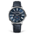 Ulysse Nardin Marine Torpilleur Dual Time 44 mm Blue Dial Stainless Steel Leather Strap 3343-320-3A/1A