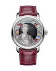Vacheron Constantin Métiers d'Art Tribute to great civilisations - Buste d'Auguste 42 mm Silver Dial White Gold   Leather Strap 7620A/000G-B929 - WATCHXNYC