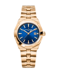 Vacheron Constantin Overseas self-winding 34.5 mm Blue Dial 18K Pink Gold Bracelet 4600V/200R-B979 - WATCHXNYC